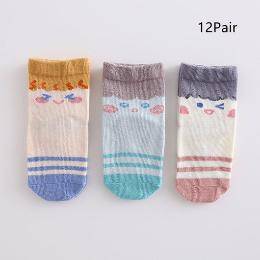 Calcetines de Algodón para Bebé con Animales de Dibujos Animados - Image 18