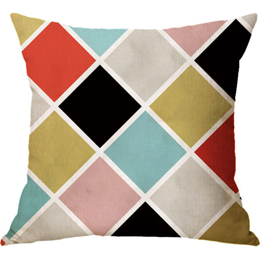Funda de Almohada con Letras Geométricas Clásicas - Image 14
