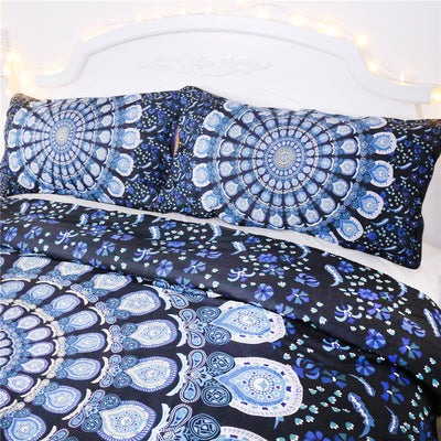 Juego de Cama Pavo Real Azul - Image 4
