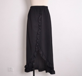 Falda Playera Fruncida con Cordones y Abertura Cruzada - Image 10