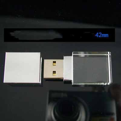 Memoria USB Cristal Luminoso Creativo Diseño Auto Mini - Image 8