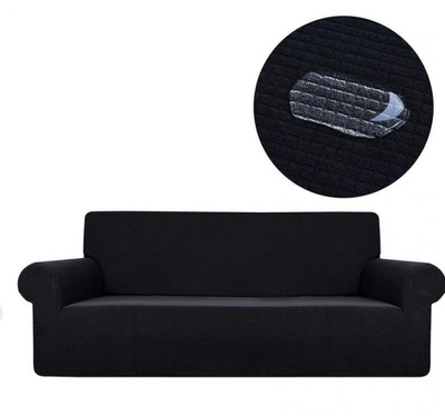 Funda de Sofá Polar Gruesa Elástica Tres Plazas con Cojines Incluidos - Image 2