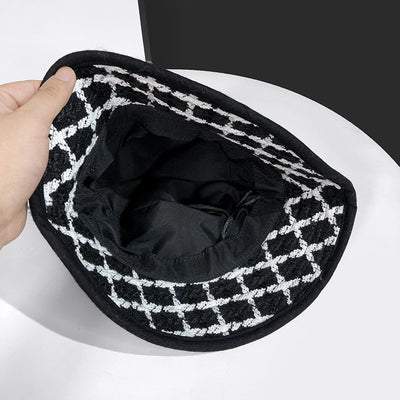 Gorro Tejido Escocés Retro para Mujer - Estilo Pescador Clásico - Image 4
