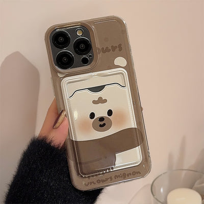 Funda Protectora Transparente con Soporte de Tarjetas para Teléfono - Image 8
