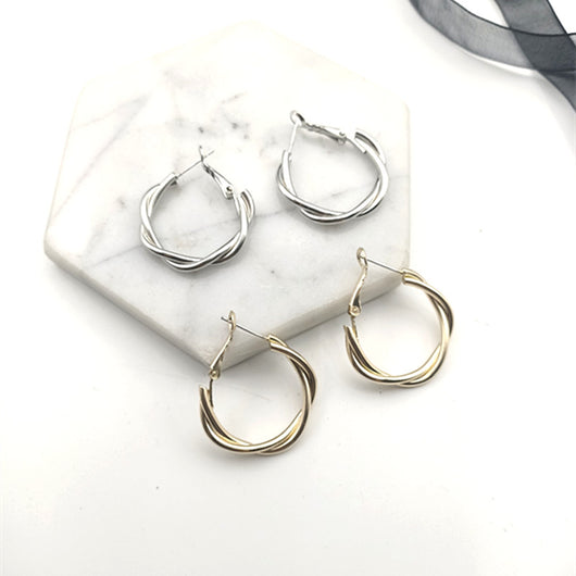 Aretes Nudos Elegantes para Mujer - Image 5