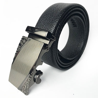 Cinturón Automático de Microfibra con Patrón Texturizado Resistente a Rayones - Image 9