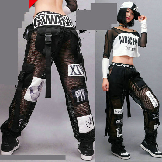 Leggings Sueltos Hip-Hop Trendy para Mujer - Estilo Urbano Otoño