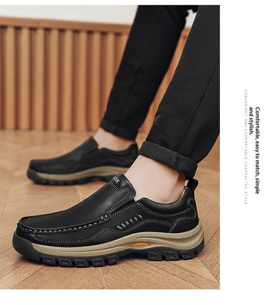 Zapatos de Cuero Casual Estilo Británico para Senderismo y Outdoor - Image 21