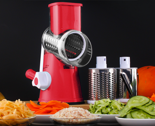 Mandolina Multifuncional Redonda para Cortar Verduras, Papas y Quesos - Image 12