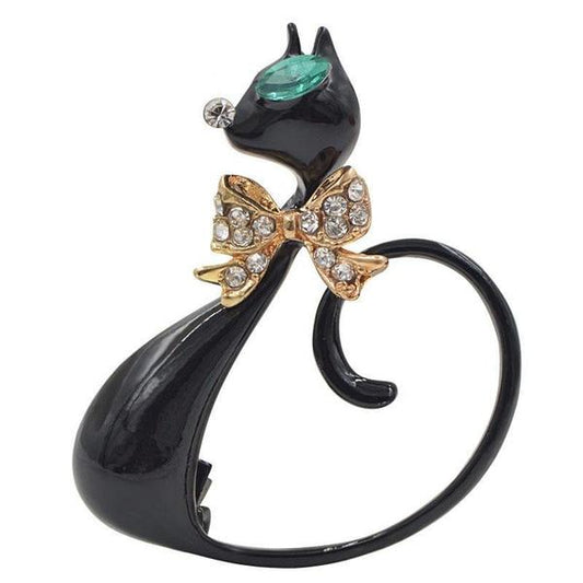 Broche Gato Elegante