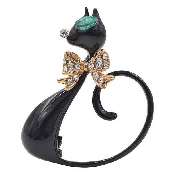 Broche Gato Elegante