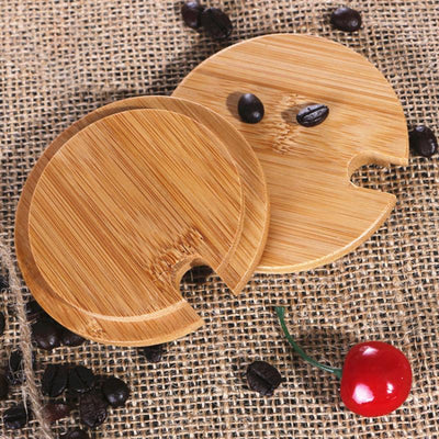 Posavasos Redondo de Bambú con Tapa