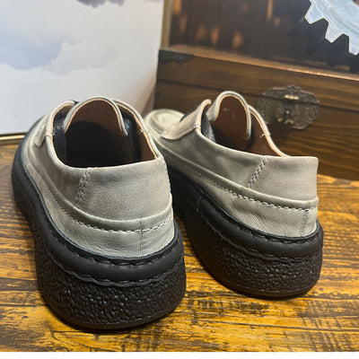 Zapatos de Cuero Genuino con Plataforma para Hombre - Slip-on Cómodos - Image 13