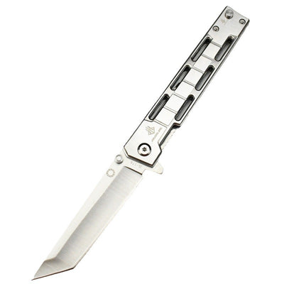 Cuchillo de Camping Multifuncional Plegable para Defensa Personal - Image 8