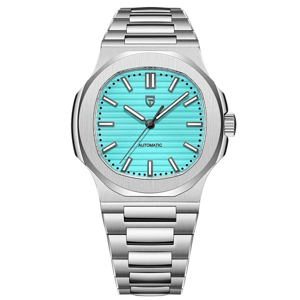 Reloj Automático de Acero Inoxidable Resistente al Agua - Diseño Barril - Image 4