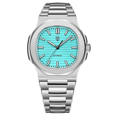 Reloj Automático de Acero Inoxidable Resistente al Agua - Diseño Barril - Image 4