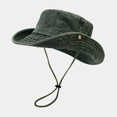 Gorra de Pesca Vintage con Ala Ancha y Detalles Patchwork - Estilo Primavera Verano - Image 8