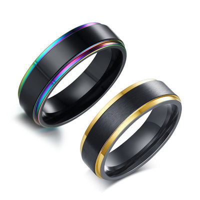 Anillo de Acero Inoxidable para Parejas - Diseño Moderno y Elegante - Image 8