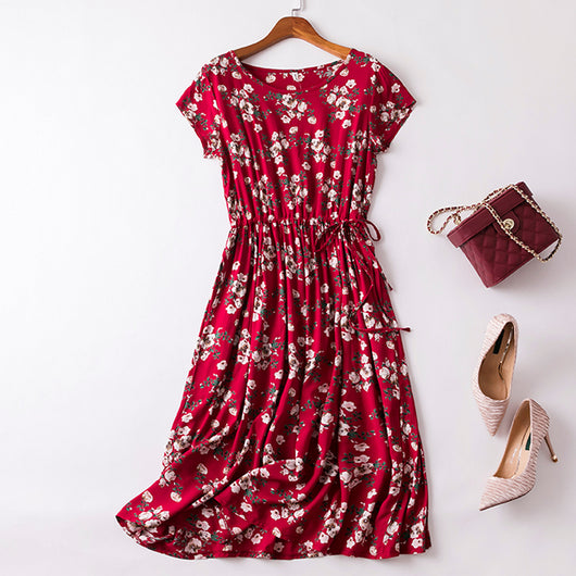 Vestido de Algodón y Seda - Image 5