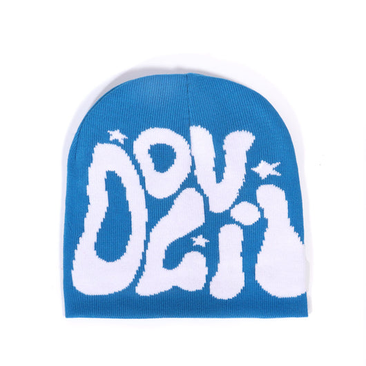 Gorro Tejido Retro con Letras Deportivas Jacquard - Image 8