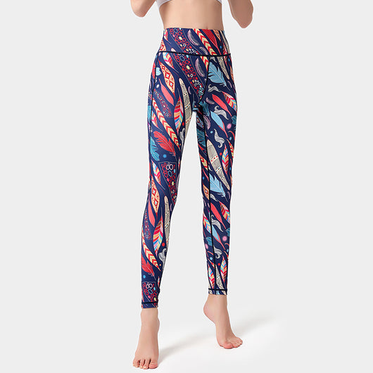 Pantalones de Yoga Estampados de Secado Rápido - Image 39