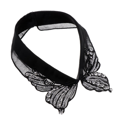Cuello Falso Retro de Algodón con Encaje Desmontable para Mujer - Image 81