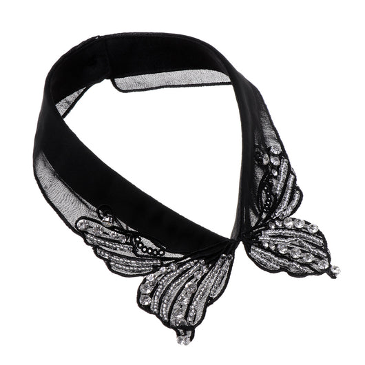 Cuello Falso Retro de Algodón con Encaje Desmontable para Mujer - Image 81