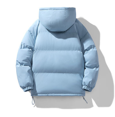 Abrigo Hoodie Acolchado para Hombre - Chaqueta de Invierno Cálida y Casual - Image 21