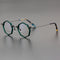 Gafas Retro Ultraligeras de Titanio Puro con Lentes para Miopía