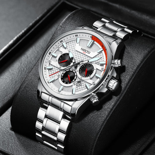 Reloj de Cuarzo Multifuncional Impermeable para Hombre con Tres Ojos - Image 17
