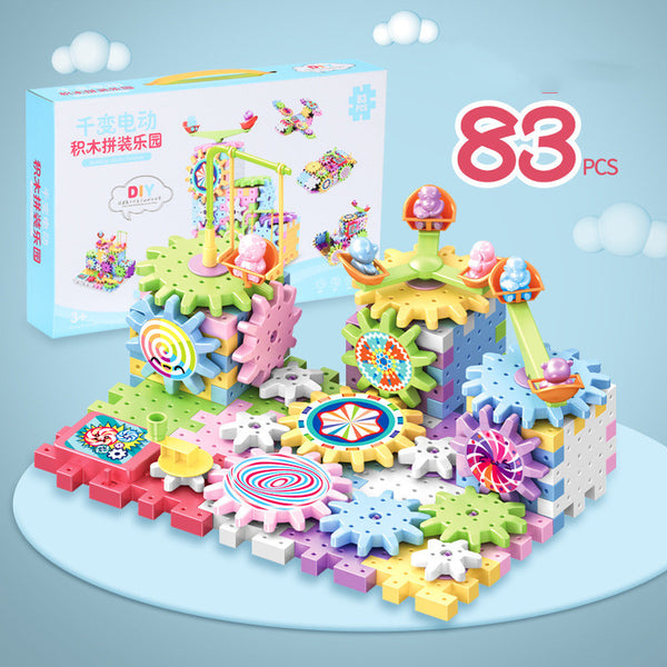 Bloques de Construcción Eléctricos con Piezas Grandes - Set Puzzle 3-6 Años - Image 3