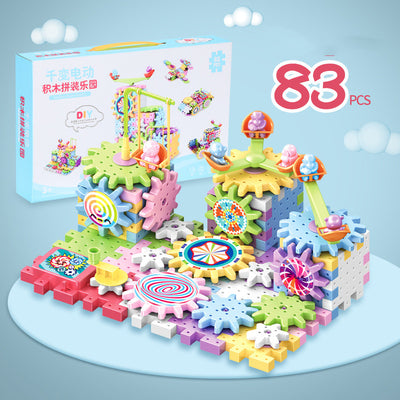 Bloques de Construcción Eléctricos con Piezas Grandes - Set Puzzle 3-6 Años - Image 3