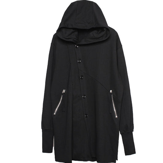 Abrigo Hoodie Yamamoto para Hombre - Diseño Elegante y Versátil - Image 7