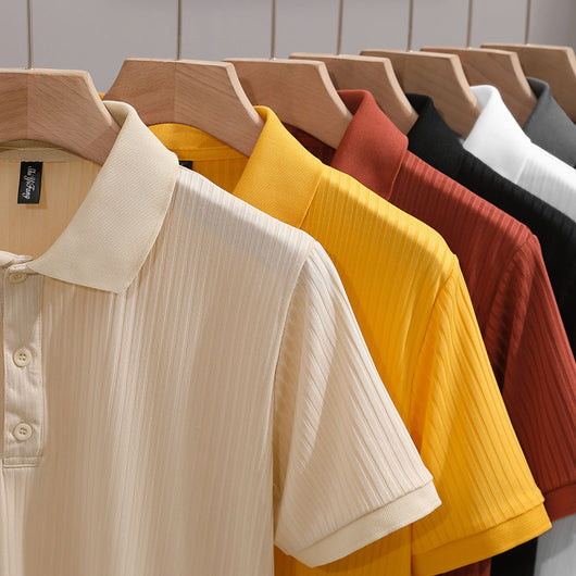 Camisa Ejecutiva Slim Fit de Manga Corta con Cuello Solapa - Image 2