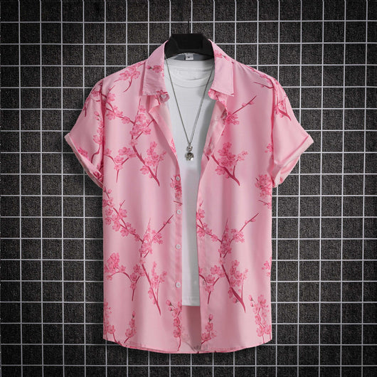 Camisa Estampada Floral de Manga Corta - Image 16