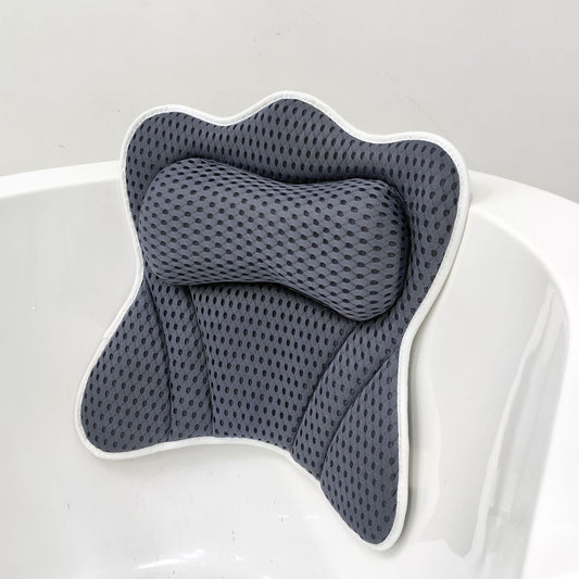 Almohada de Baño Mariposa con Ventosa de Succión