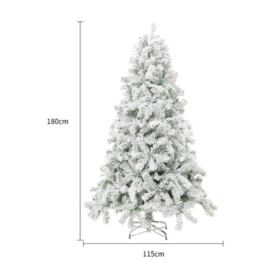 Árbol de Navidad con Efecto Nieve Simulada - Decoración de Vidriera PVC - Image 6