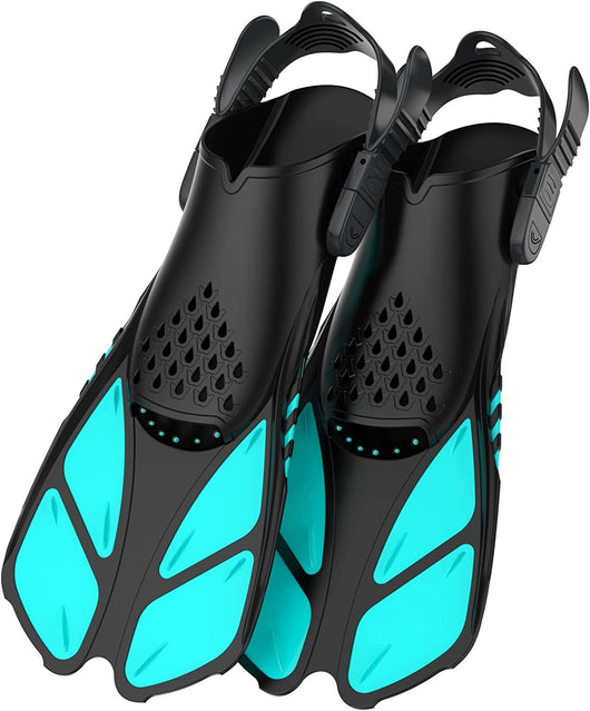 Aletas Cortas de Alta Elasticidad para Snorkel - Hombre y Mujer Ajustables - Image 4