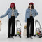 Chaqueta Denim Suelta Casual Trendy para Mujer