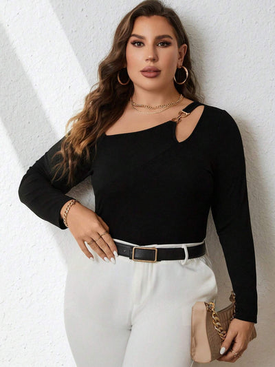 Blusa Manga Larga Slim Fit con Detalles Calados - Image 11