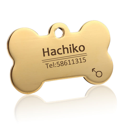 Placa de Identificación Antiextravío para Mascotas en Acero Titanio - Image 23