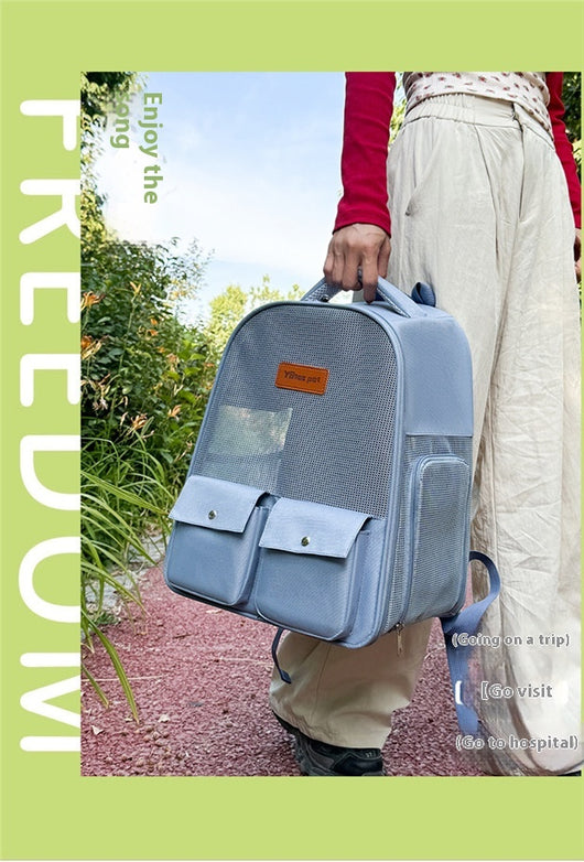 Mochila Transportadora Respirable para Mascotas - Gran Capacidad y Plegable - Image 35