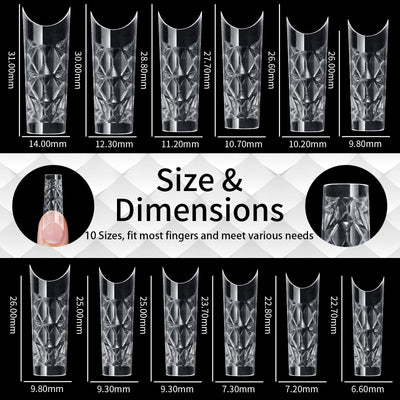 Puntas de Uñas 3D Diamond Wear de Larga Duración - Image 18