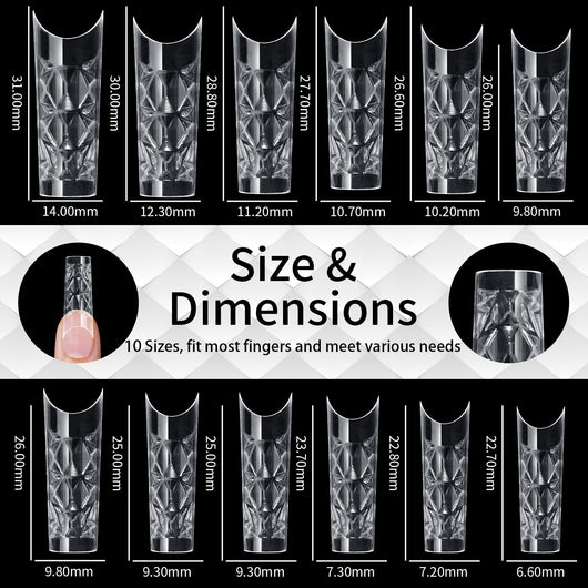 Puntas de Uñas 3D Diamond Wear de Larga Duración - Image 18