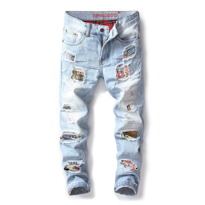 Jeans Rectos Vintage para Hombre - Image 4