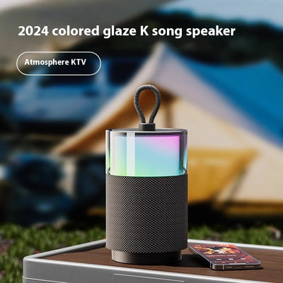 Parlante Bluetooth Portátil Mini con Luz LED y Subwoofer Potente