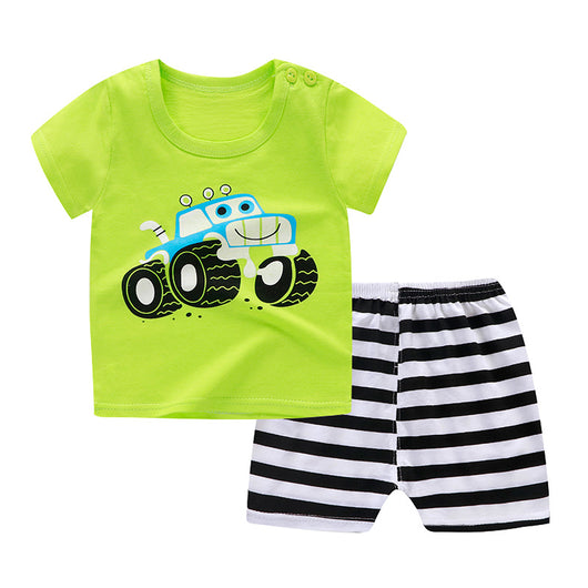 Traje Infantil de Algodón con Manga Corta para Bebé - Image 10