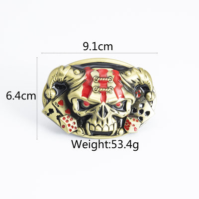 Cinturón de Cuero con Diseño Calavera Minimalista - Image 11
