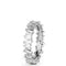 Anillo Diamante Irregular de Diseño Moderno