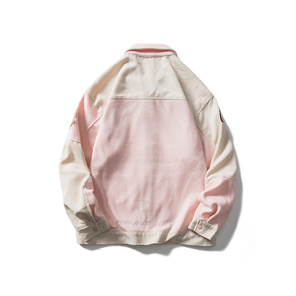Chaqueta Casual para Hombre con Costuras de Contraste